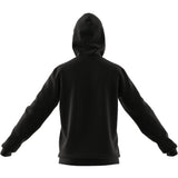 Adidas Fleece Full Logo Hoodie - Adult - Black / White