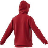Adidas Fleece Full Logo Hoodie - Adult - Scarlet Red / White