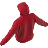 Adidas Fleece Full Logo Hoodie - Adult - Scarlet Red / White