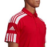 Adidas Squadra Polo - Power Red / White - Adult