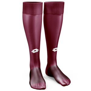 Lotto Performance Sock - Maroon / White