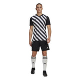 Adidas Entrada Striped Jersey - Adult - Black / White